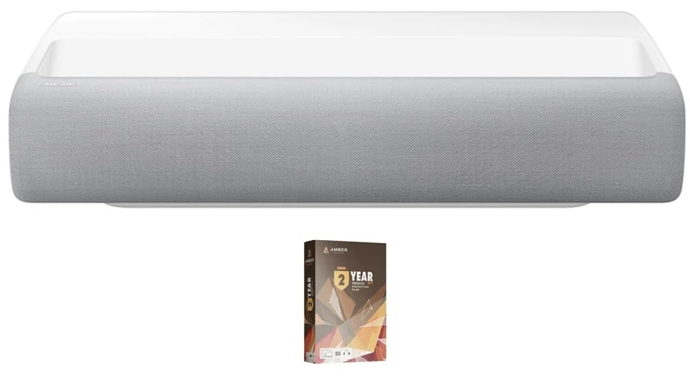 Samsung SP-LSP7T 120 Inch The Premiere 4K Smart Laser Short-Throw Projector with a 2 Year Amber Protection Plan (2021)