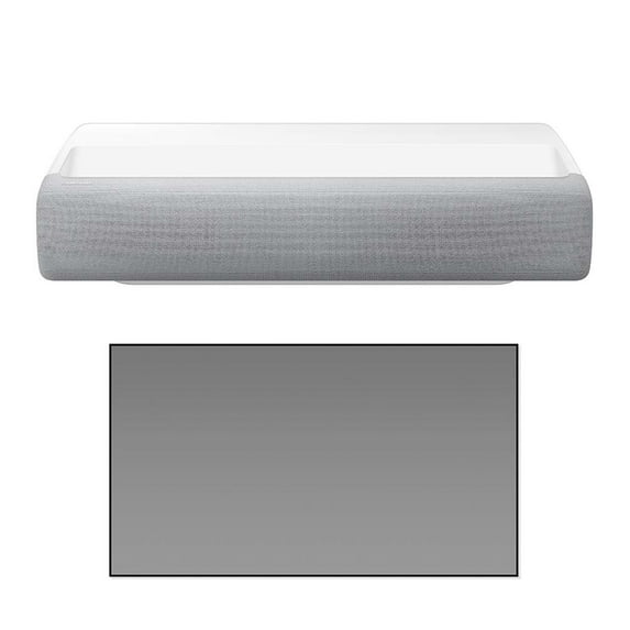 Samsung SP-LSP9T 130" The Premiere 4K Smart Laser Short-Throw with a Elite Screens AR115H-CLR3 115" Aeon Edge-Free CLR 3 Series Projector Screen (2021)