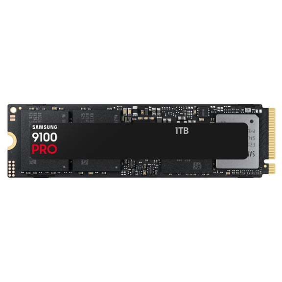 Samsung Memory MZ-VAP1T0BW 9100 PRO Internal SSD 1TB, PCIe 5.0 x4, NVMe 2.0, SSD Designed for Professionals and Gamers, Compatible with PC and PlayStation 5