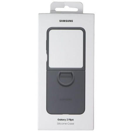 Samsung - Galaxy Z Flip7 FE and Galaxy Z Flip6 Silicone Case - Gray