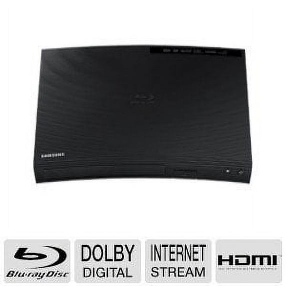 Samsung Smart Blu-ray DVD Disc Player With 1080p Full HD Upconversion, Plays Blu-ray Discs, DVDs & CDs, Plus Superior 6Ft High Speed HDMI Cable, Black Finish (Discontinued)