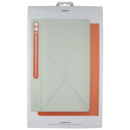 Samsung - Galaxy Tab S10 Ultra/S9 Ultra Smart Book Cover - Orange