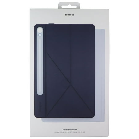 Samsung - Galaxy Tab S9/S9 FE Smart Book Cover - Blue