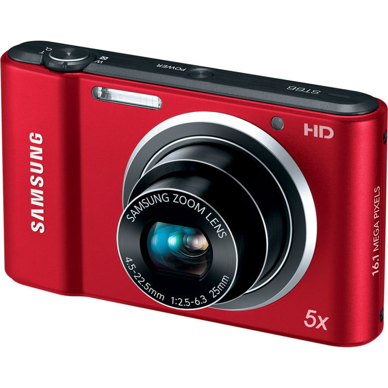 Style ST66 Compact Camera, Red Walmart.com