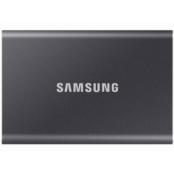 Samsung T7 Portable SSD 4TB Titan Gray, Up-to 1,050MB/s, USB 3.2 Gen2 (MU-PC4T0T/AM)