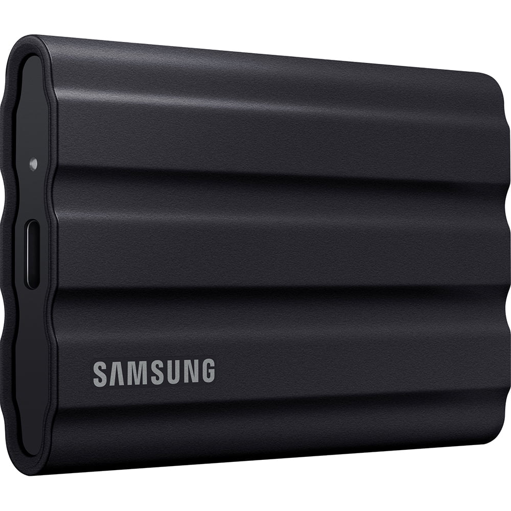 Open Box Samsung T7 Shield 1TB, Up to 1050MB/s, USB 3.2 Gen2, Rugged, IP65 Rated, for Photographers, Content Creators and Gaming, Portable External Solid State Drive (MU-PE1T0S/AM, 2022), Black