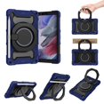 thumbnail image 1 of Samsung Tab A7 Lite 2021 Case, SM-T220/T225/T227 Cover, Dteck Heavy Duty Rugged Shockproof Case with Rotating Hand Grip for Samsung Galaxy Tab A7 Lite 8.7 inch, Deep Blue, 1 of 10