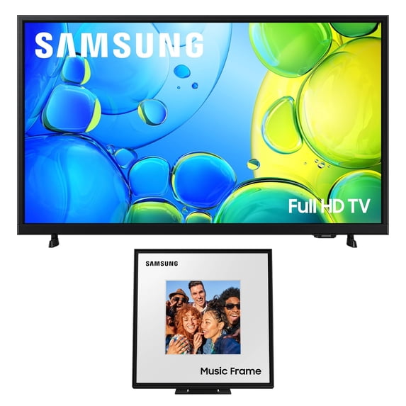 Samsung UN32F6000FFXZA 32 Inch FHD Smart TV with a Samsung HW-LS60D 2.0 Channel Photo Frame Speaker (2025)