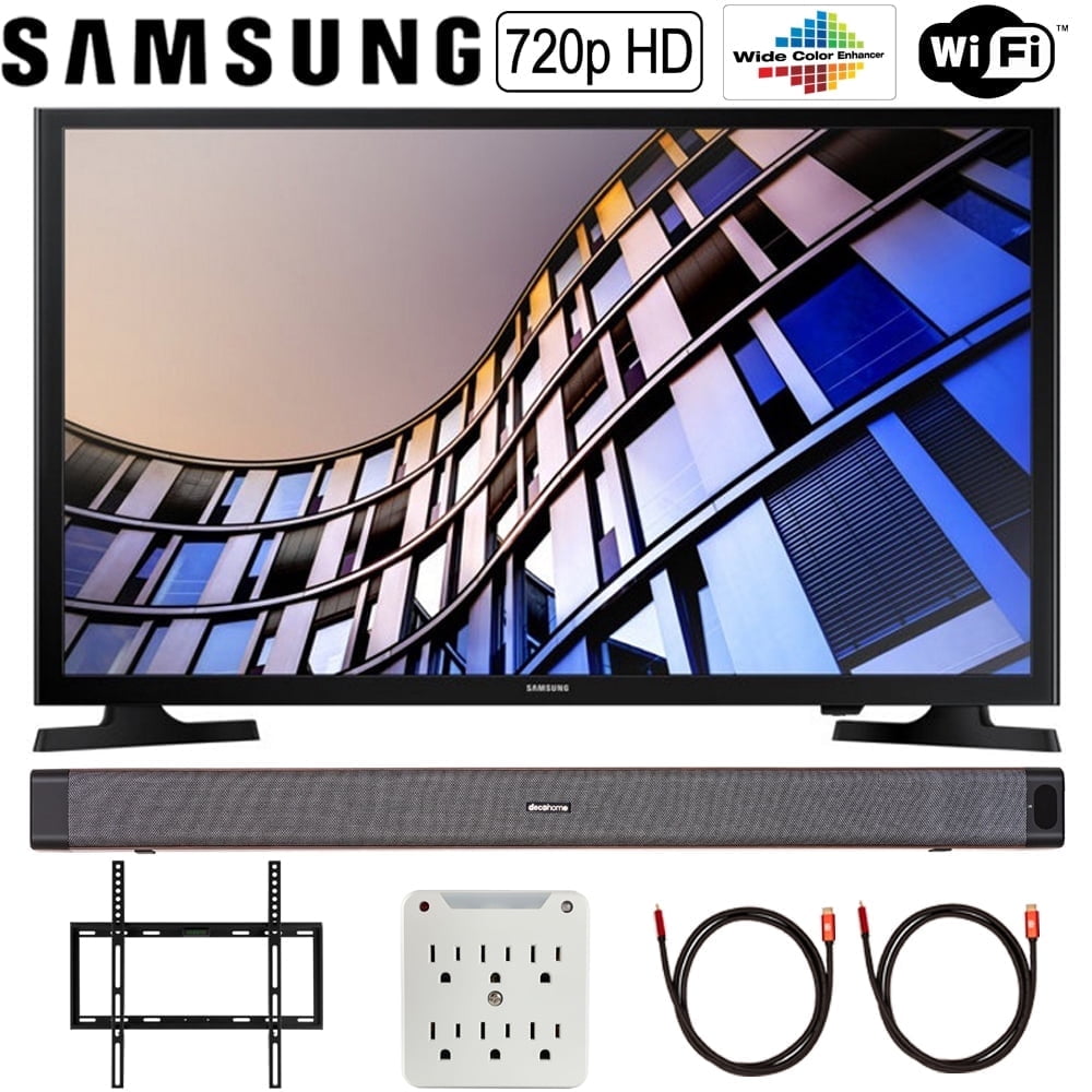 Samsung UN32M4500B 32"-Class HD Smart LED TV (2018) with Deco Home Soundbar Bundle