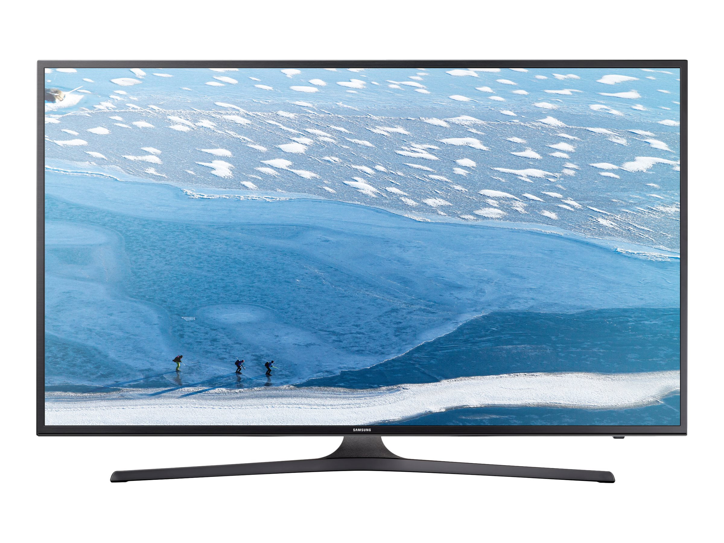 Samsung UN60KU6300F - 60" Diagonal Class 6 Series LED-backlit LCD TV - Smart TV - 4K UHD (2160p) 3840 x 2160 - HDR - direct-lit LED - dark titan - used