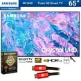 thumbnail image 1 of Samsung CU7000 65 Inch Crystal UHD 4K Smart TV (2023) Bundle with Deco Gear 2X 4K HDMI 2.0 Cable w/ Copper Conductors & CPS Exclusive 26 Month Protection Pack, 1 of 14