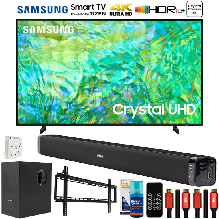 Soporte de pared para TV Samsung RU8000 de 65 Clase HDR 4K UHD Smart LED  TV UN65RU8000 UN65RU8000FXZA Inclinación y giro reducido de deslumbramiento.