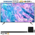 thumbnail image 1 of Samsung UN75CU7000 75 inch Crystal UHD 4K Smart TV (2023 Model) Bundle with Samsung HW-S800B 3.2.1ch Soundbar (Black) with Wireless Dolby Atmos DTS:X, 1 of 11