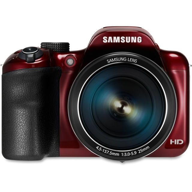 Samsung WB1100F 16.2 Megapixel Compact Camera, Red
