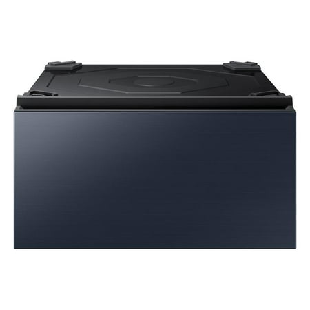 Samsung - Bespoke 27-in Laundry Pedestal with Storage Drawer - Brushed Navy