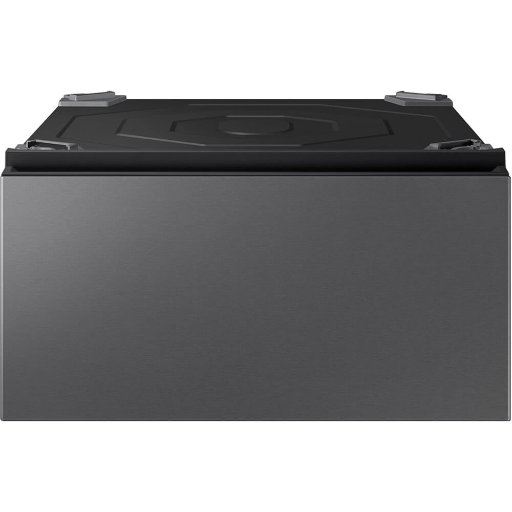 Samsung WE702NZ 15 inch Bespoke AI Laundry Combo Pedestal with Storage Drawer - Dark Steel