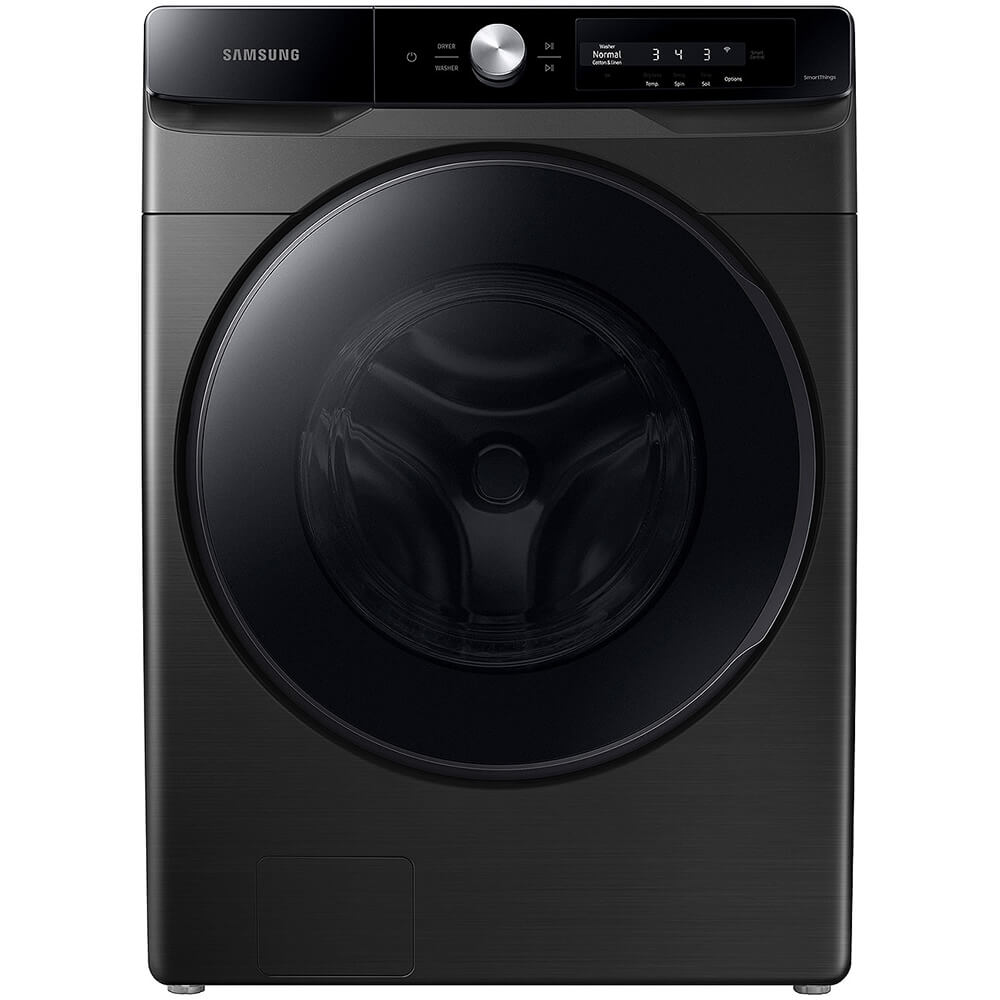 Samsung Wf45a6400av 4.5 Cu. Ft. Brushed Black Large Capacity Smart Dial 