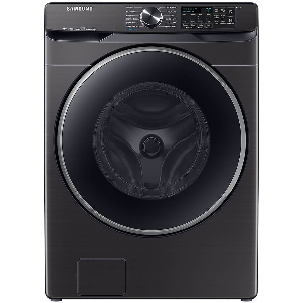 Samsung WF50A8500AV 5.0 Cu. Ft. Smart Front Load Washer, Brushed Black ...