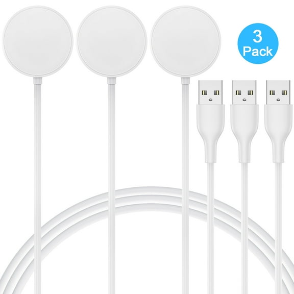 Compatible with Samsung Watch Charger,3pack 3FT Magnetic Wireless Portable Samsung Watch Charger Stand Adpapter Plug Dock Super Fast Charging Pad Cord Usb A Compatible with Samsung Watch Charger