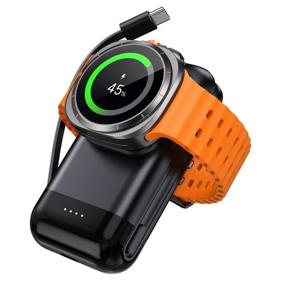 Samsung Watch Charger, 6000mAh Portable Galaxy Watch Charger for Samsung Watch 6/ 5/4/3, Samsung Watch and Phone Charger for Samsung S24/S23/S22