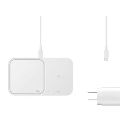 Samsung Wireless Charger Fast Charge Pad DUO, WHITE, EP-P5400TWEWMT
