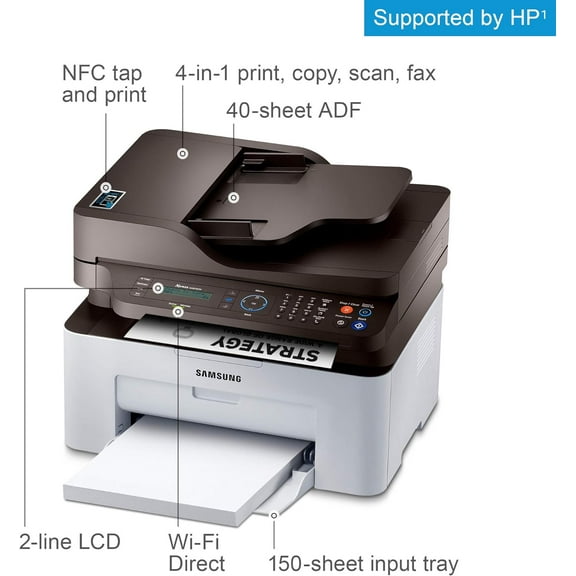 Samsung Xpress M2070FW Monochrome Laser All-in-One Printer