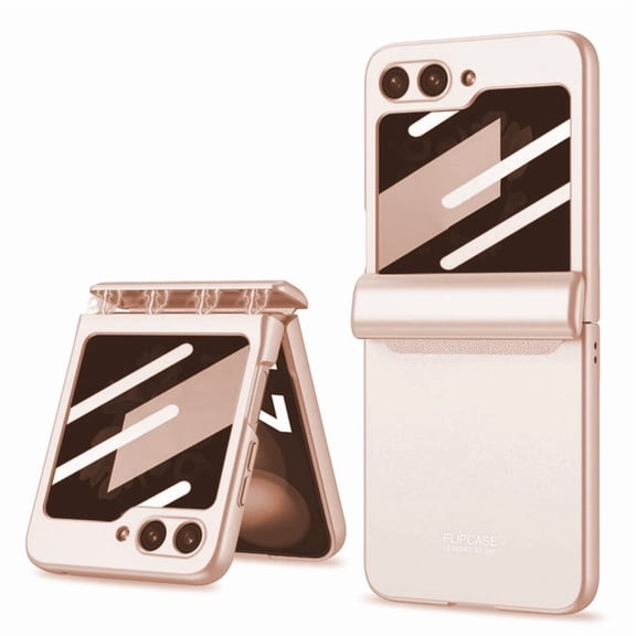 Phone case the for Samsung Z Flip 6 (includes screen protector), with hinge protection; shock-resistant, dust-proof, ultra-slim, full-coverage case