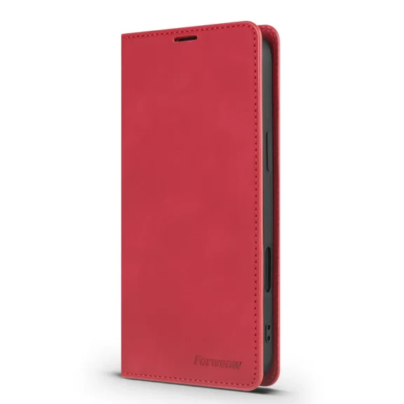 For Samsung note9 phone protective case, premium PU leather protective cover, TPU bumper, with card holder bracket, hidden magnetic suction shock-absorbing flip wallet protective cover