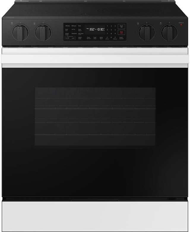 Samsung30 Inch SlideIn Electric Smart Range with 5 Elements, 6.3 cu