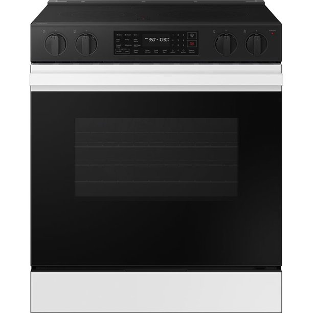 Samsung30 Inch SlideIn Electric Smart Range with 5 Elements, 6.3 cu