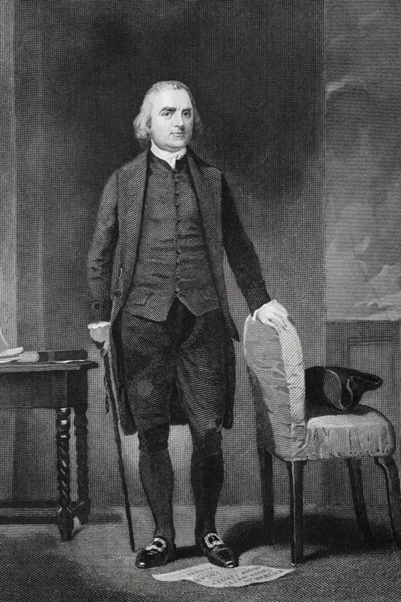 Samuel Adams 1722-1803 American Revolutionary Leader And Organizer Of The Boston Tea PartyFrom Painting By Alonzo Chappel Canvas Art - Ken Welsh Design Pics (11 x 17)