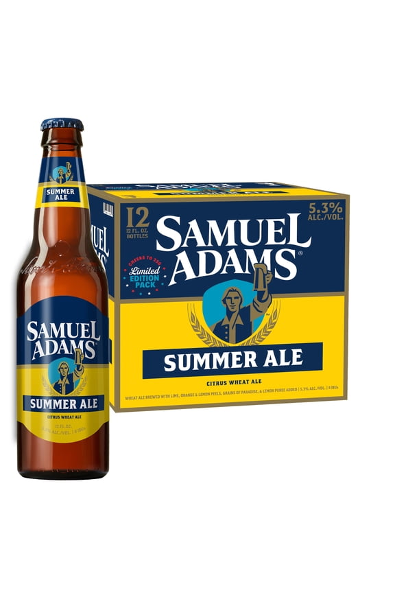 Seasonal Craft Beer, 12 pack, 12 fl. oz. Glass Bottles, 5.3% ABV