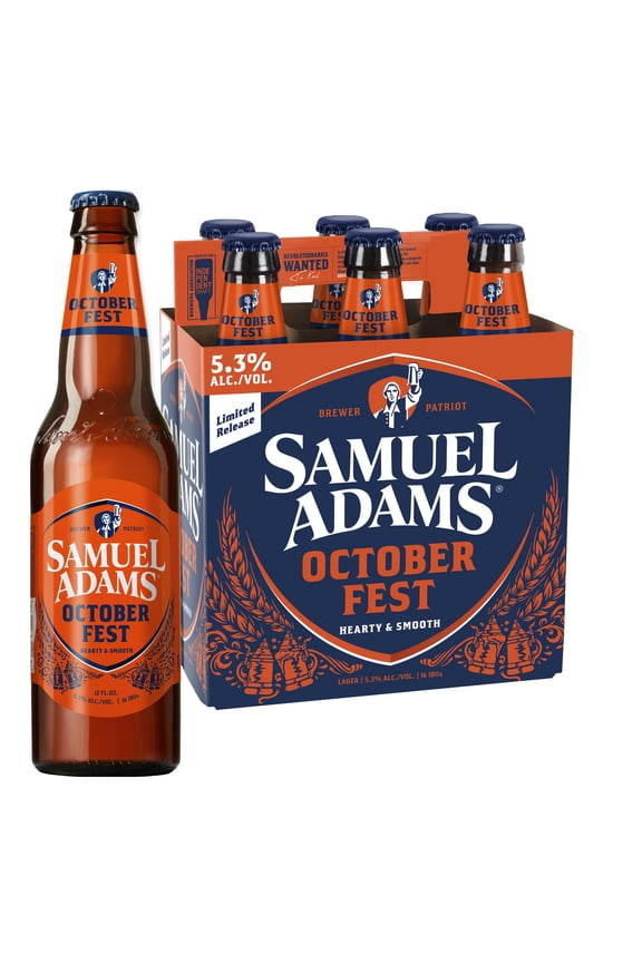 Seasonal Craft Beer, 6 pack, 12 fl. oz. Glass Bottles, 5.3% ABV