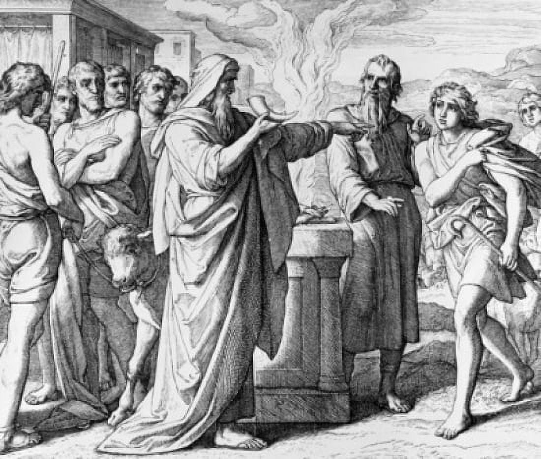 Samuel Anointing David Julius Schnorr von Carolsfeld (1794-1872 German) Canvas Art - Julius Schnorr von Carolsfeld (24 x 36)