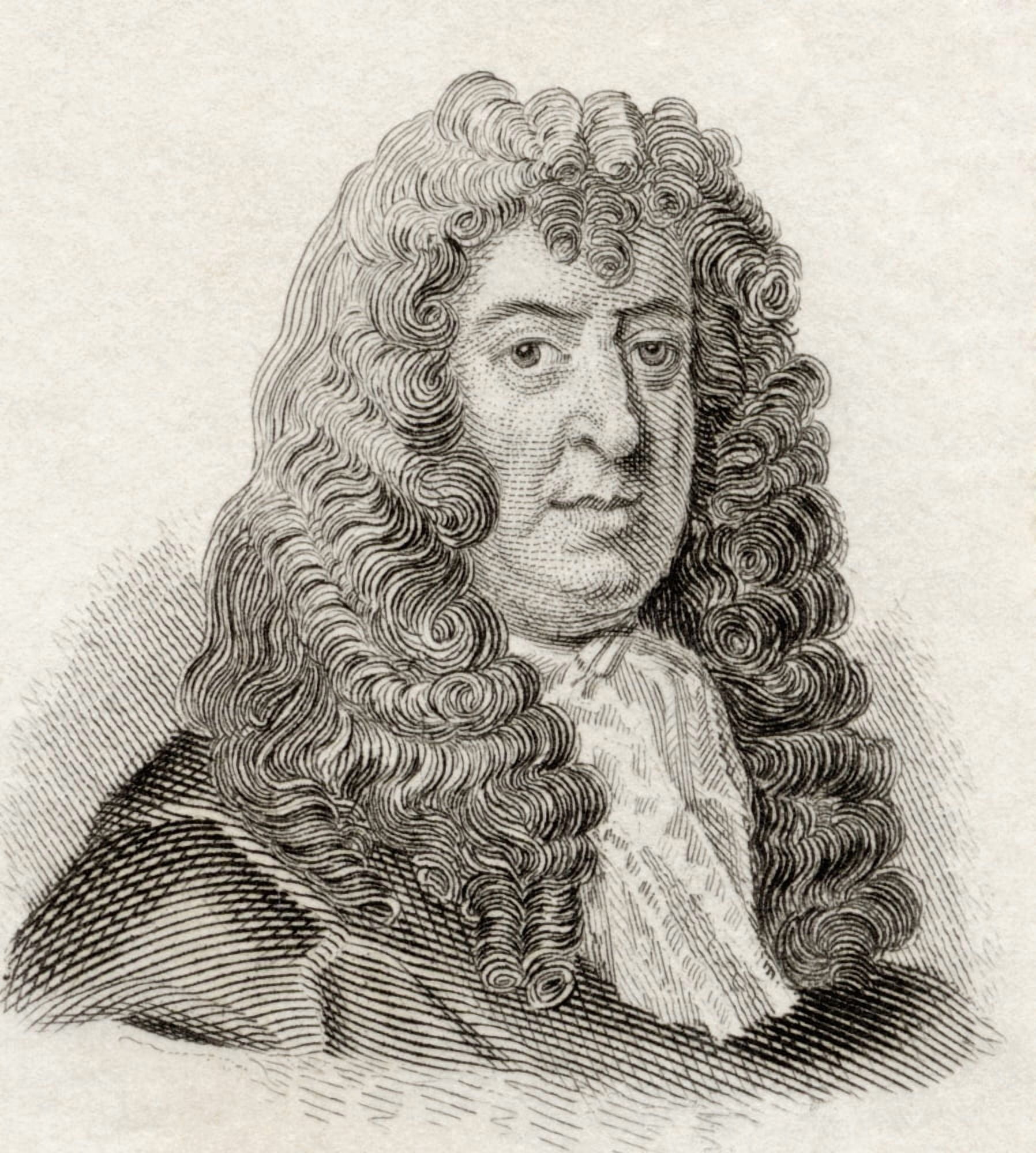Samuel Butler 1612 To 1680 English Poet And Satirist From Crabbs Historical Dictionary Published 1825 Canvas Art - Ken Welsh Design Pics (13 x 15)