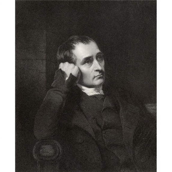 Samuel Crompton 1753 to 1827 English Inventor Engraved by J Morrison After Allingham From the Book National Portrait Gal Poster Print, 13 x 16