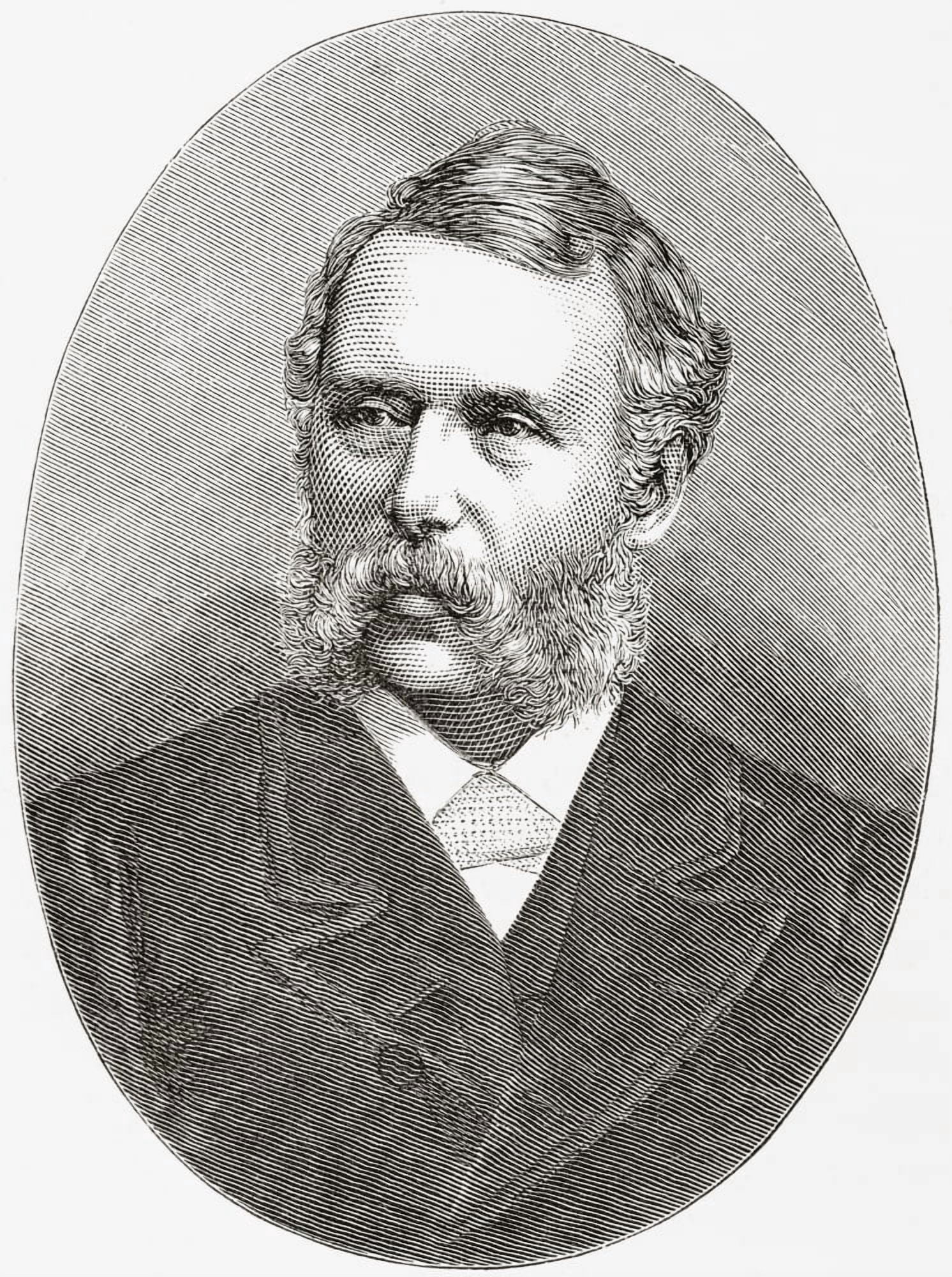 Samuel Cunliffe Lister 1st Baron Masham 1815 - 1906 English inventor and industrialist From Cities of the World published c1893 Canvas Art - Ken Welsh Design Pics (24 x 32)