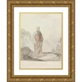 thumbnail image 1 of Samuel Davis 11x14 Gold Ornate Wood Frame and Double Matted Museum Art Print Titled - Tasee Punchou (Tashi Phuntso) (1783), 1 of 4