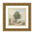 thumbnail image 1 of Samuel Davis 20x20 Gold Ornate Framed and Double Matted Museum Art Print Titled - Holy Man Seated Near Plinth Under a Tree, 1 of 4