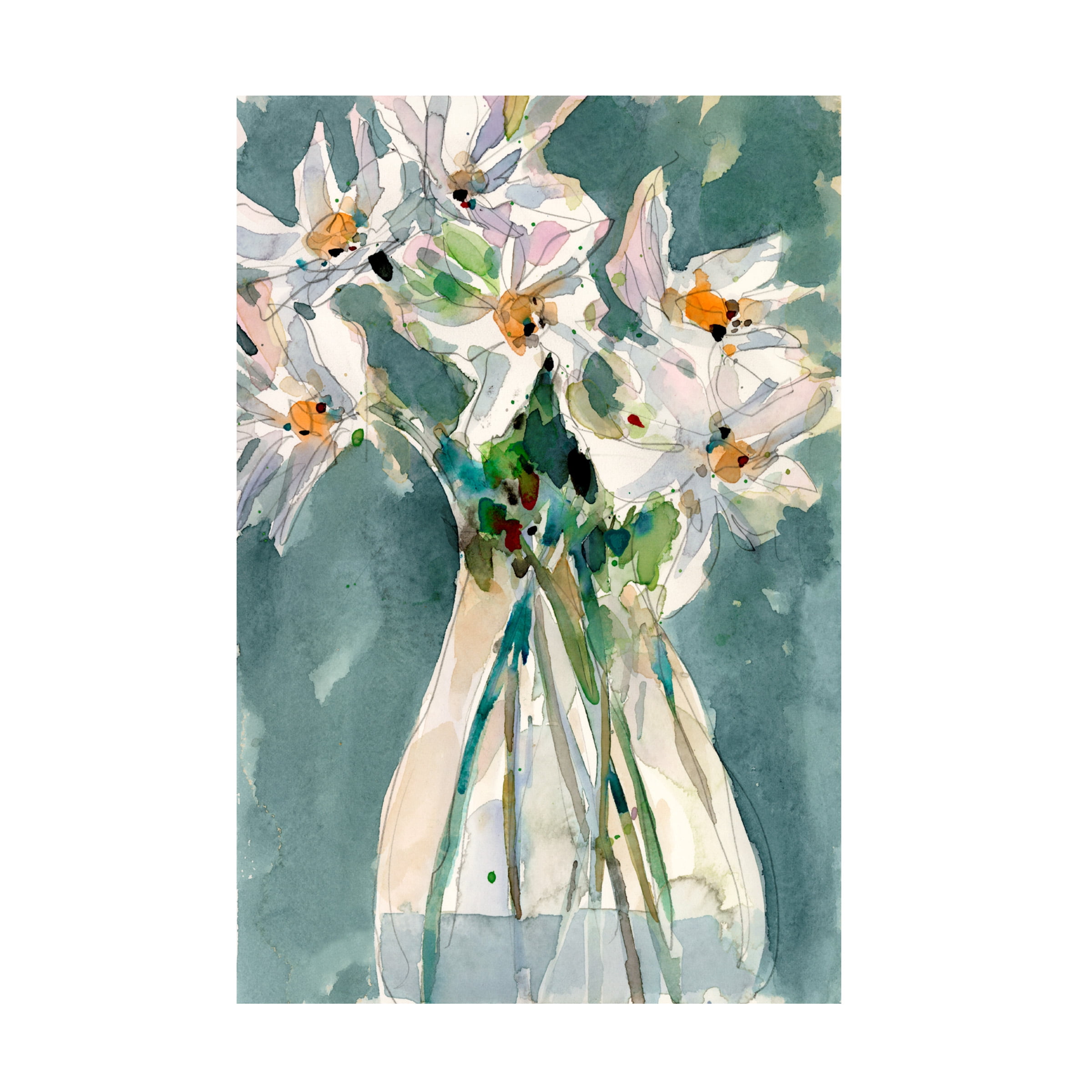 Samuel Dixon 'A Daisy Moment I' Canvas Art