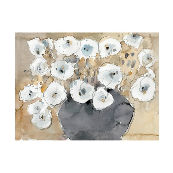Samuel Dixon 'Another White Blossom I' Canvas Art
