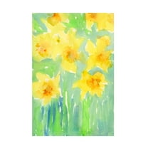 Samuel Dixon 'Daffodils II' Canvas Art