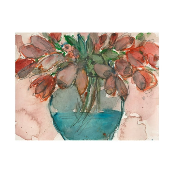 Samuel Dixon 'Elegance Bouquet I' Canvas Art