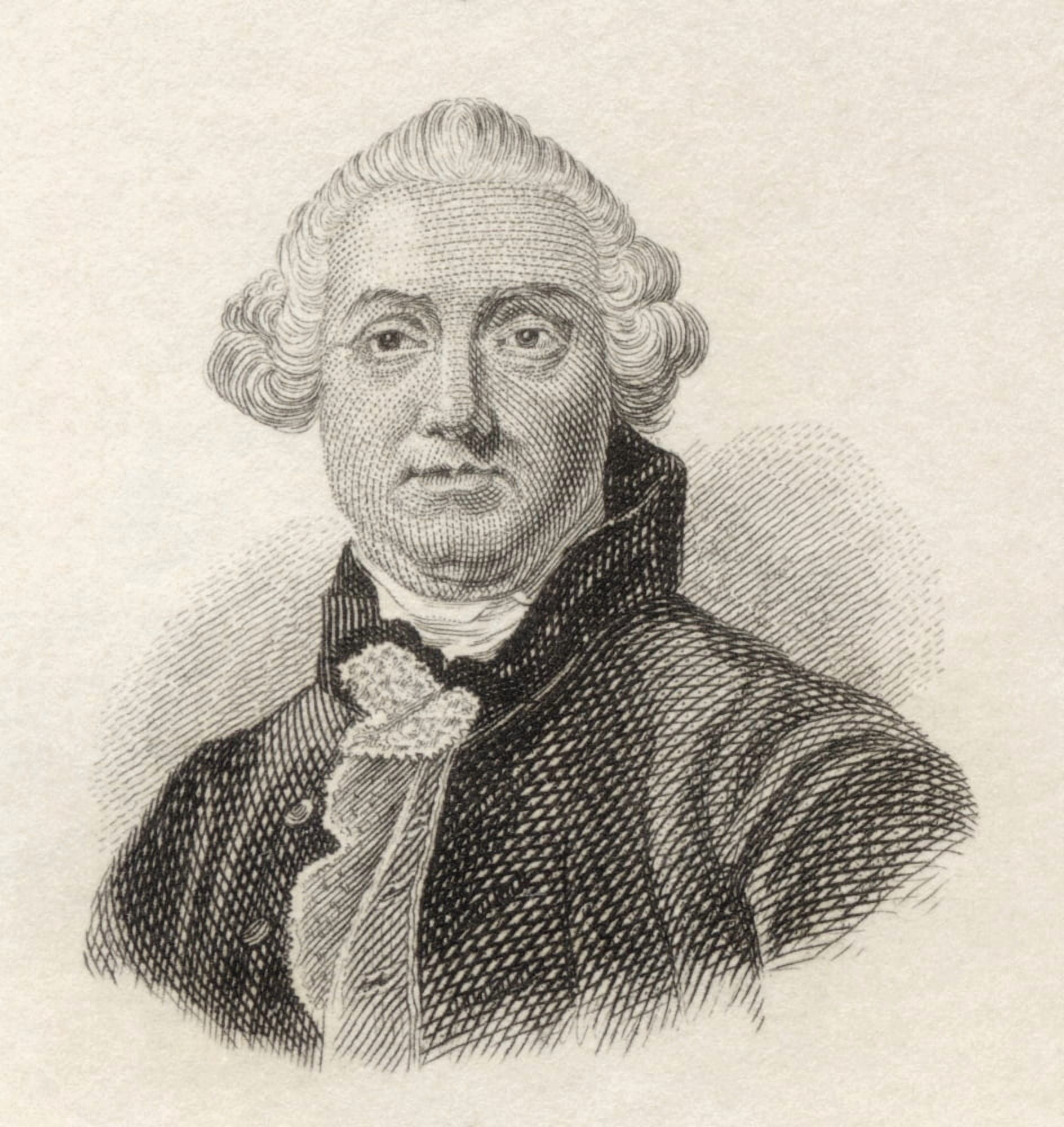 Samuel Foote 1720 To 1777 British Dramatist Actor And Theatre Manager From Crabbs Historical Dictionary Published 1825 Canvas Art - Ken Welsh Design Pics (14 x 15)