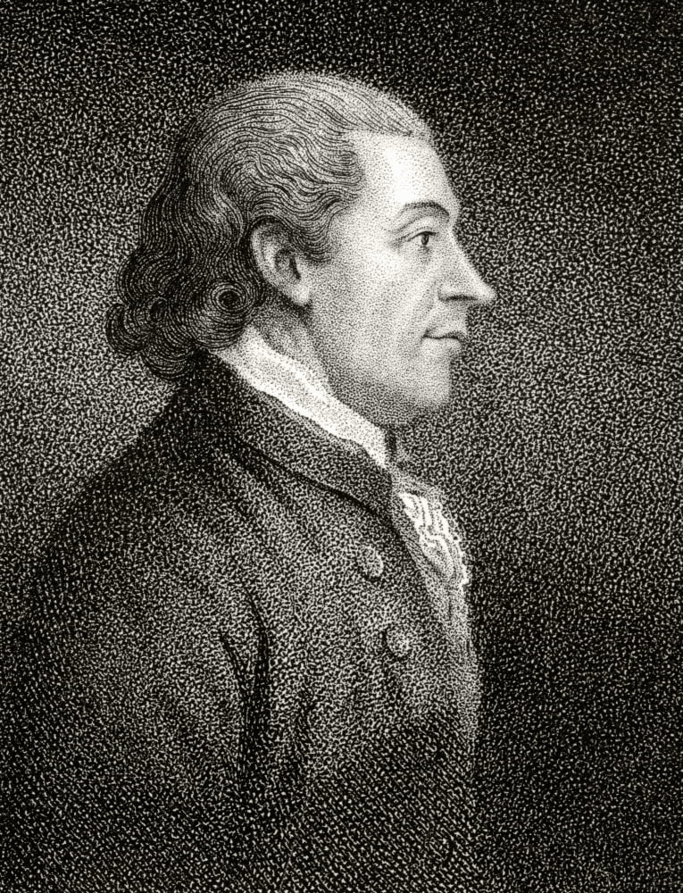Samuel Huntington 1731 To 1796 American Statesman And Founding Father A Signatory Of Declaration Of Independence 19Th Century Engraving By JB Longacre Canvas Art - Ken Welsh Design Pics (24 x 32)