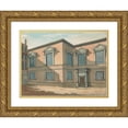 thumbnail image 1 of Samuel Ireland 14x11 Gold Ornate Wood Frame and Double Matted Museum Art Print Titled - Joiner's Hall (Between 1794 and 1800), 1 of 4