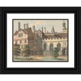 thumbnail image 1 of Samuel Ireland 18x15 Black Ornate Wood Framed Double Matted Museum Art Print Titled - Clifford's Inn (Between 1794 and 1800), 1 of 5