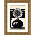 thumbnail image 1 of Samuel Jessurun de Mesquita 10x14 Gold Ornate Wood Frame and Double Matted Museum Art Print Titled - Sunflower (1914), 1 of 4