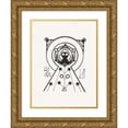 thumbnail image 1 of Samuel Jessurun de Mesquita 14x18 Gold Ornate Wood Frame and Double Matted Museum Art Print Titled - Ex Libris of Jfn (1910), 1 of 4