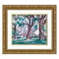 thumbnail image 1 of Samuel John Peploe 14x12 Gold Ornate Wood Frame and Double Matted Museum Art Print Titled - Kirkcudbright, 1 of 4